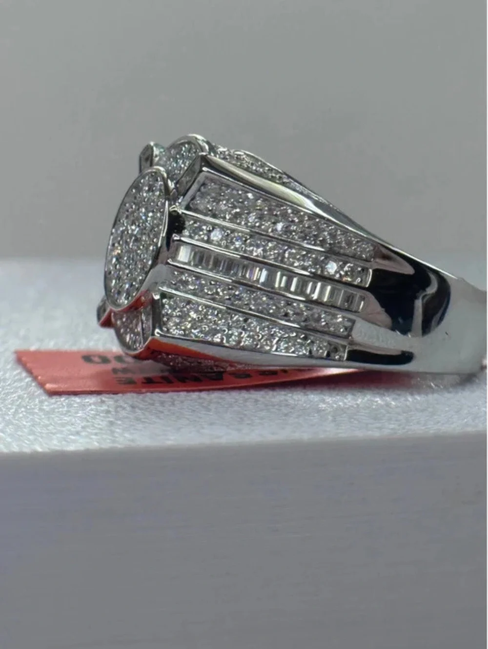 925 men’s ring size 11 Moissanite